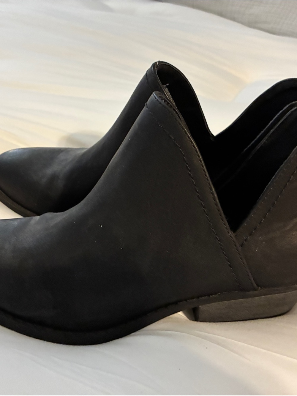Target Black Slip-On Ankle Booties